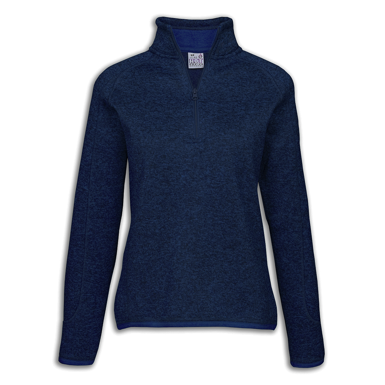 WFL-17 Ladies 1/4 Zip Sweater Fleece | Hotline Apparel
