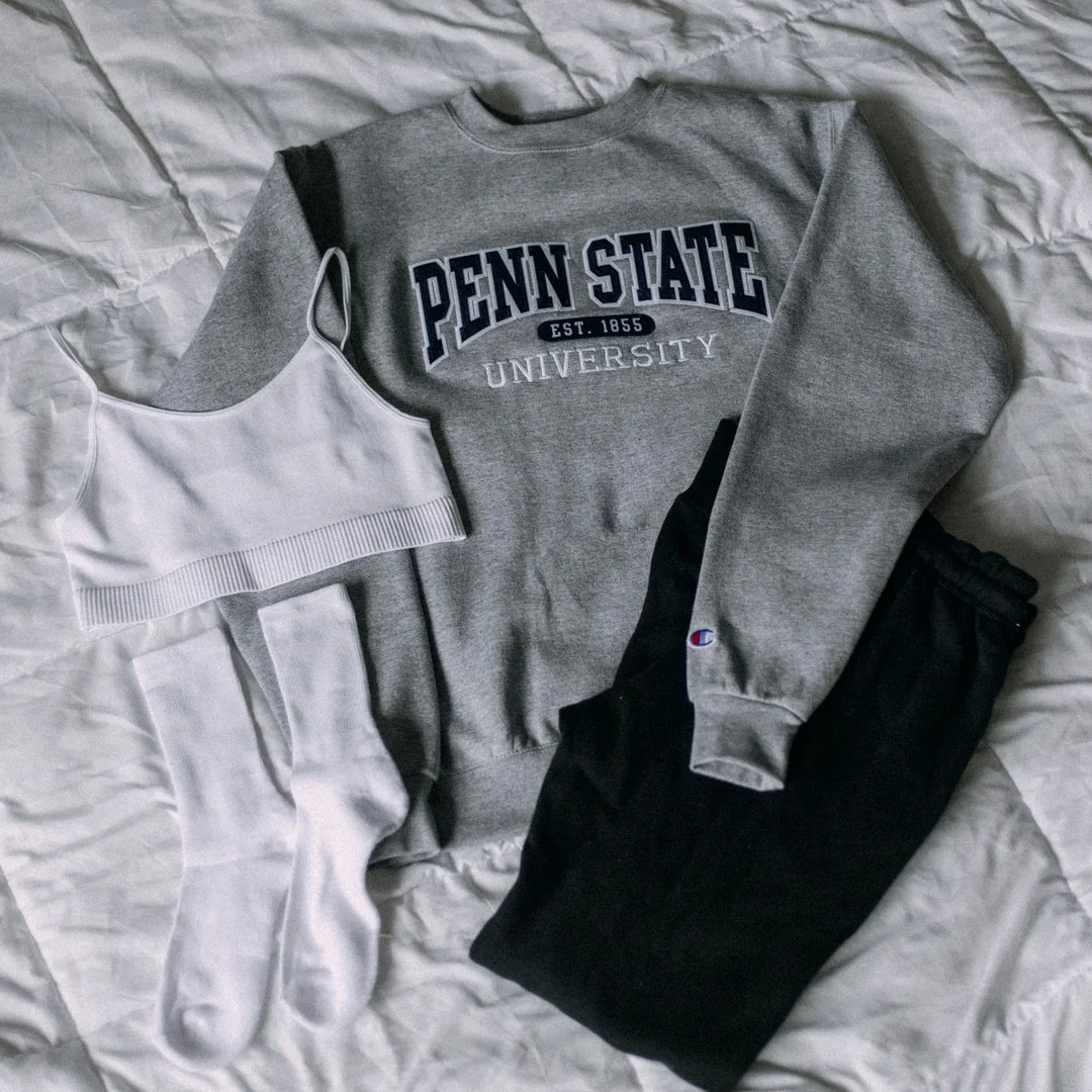 Clothing set with socks, hoodie, pants, and t-shirt showcasing special made t shirts